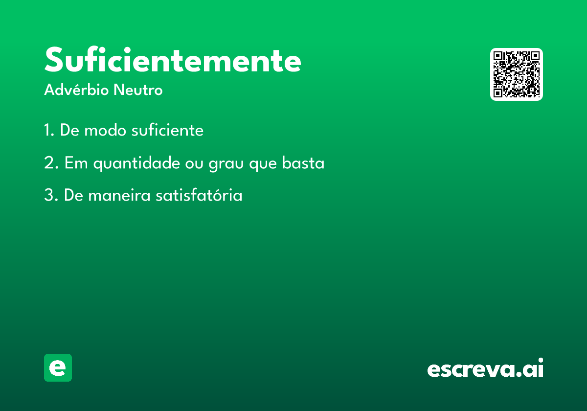 suficientemente