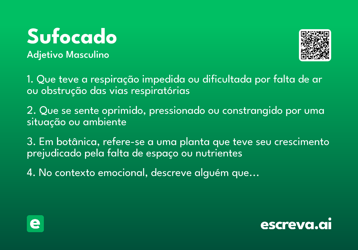 sufocado