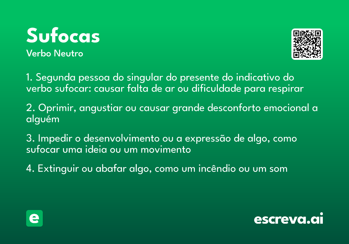 sufocas
