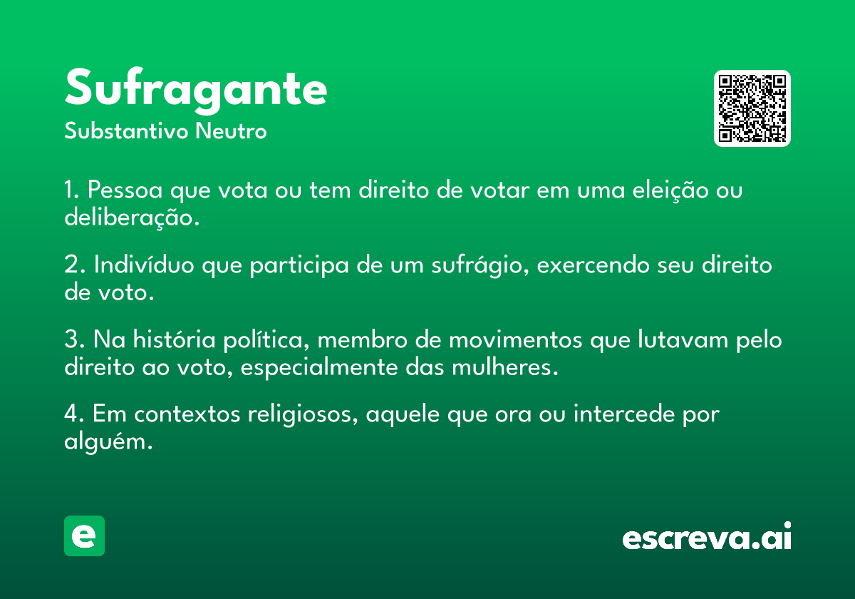 sufragante