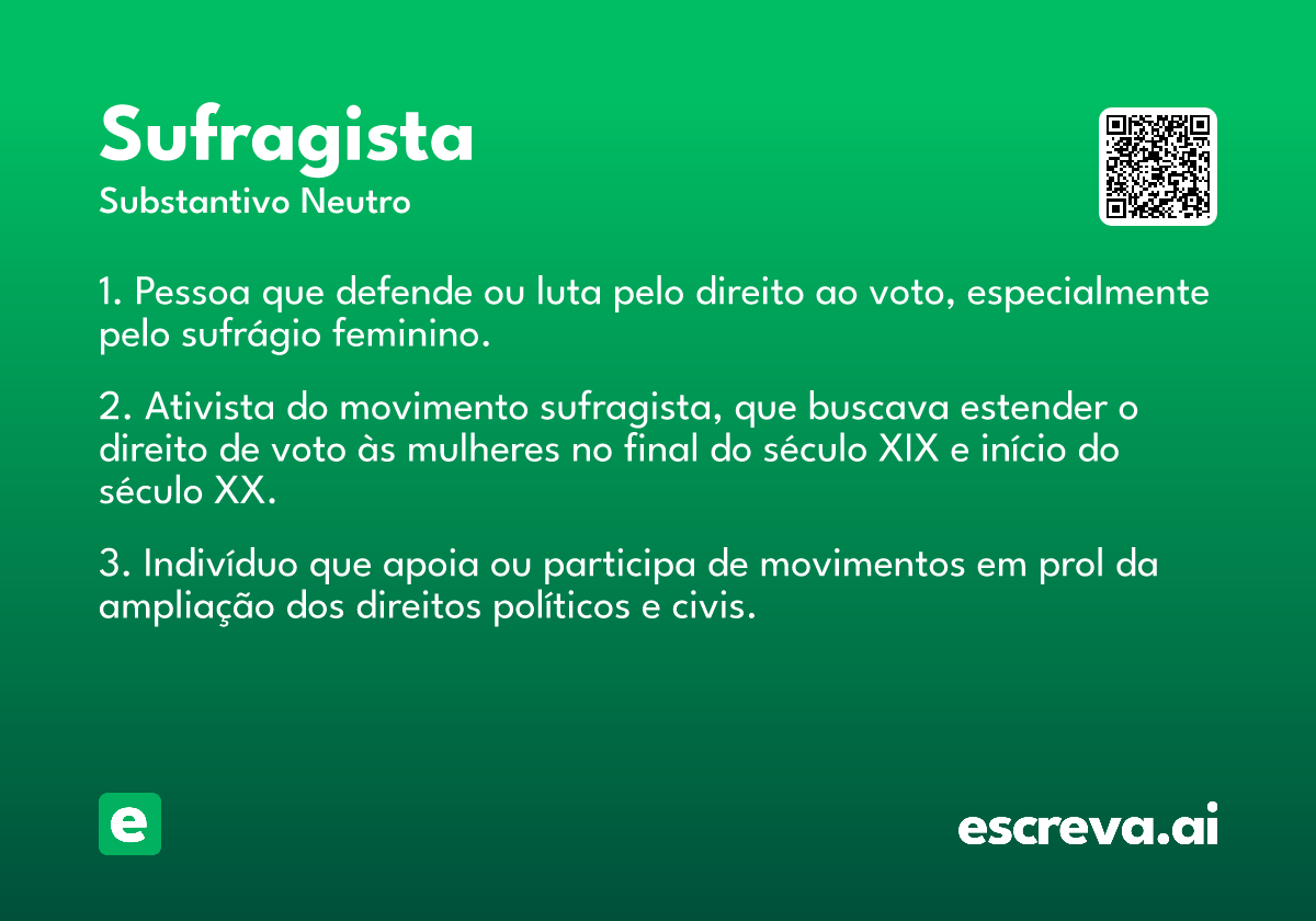 sufragista