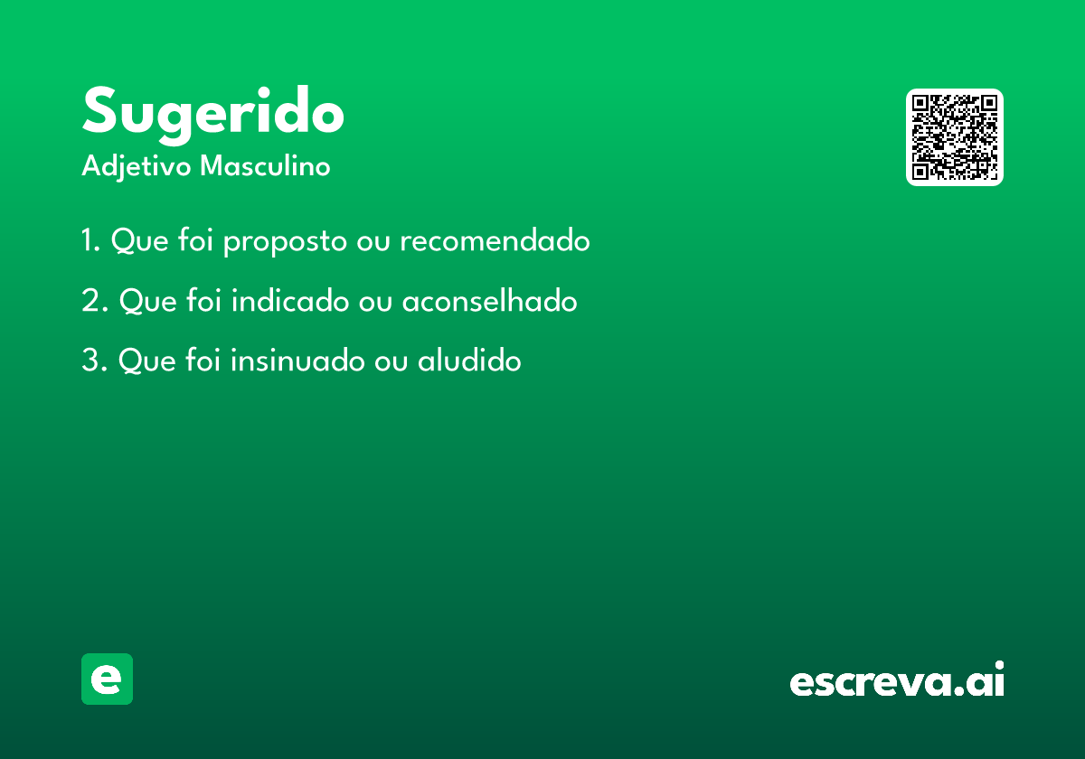 sugerido