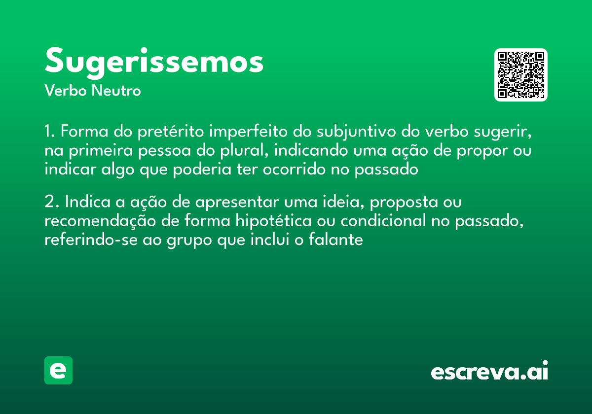sugerissemos