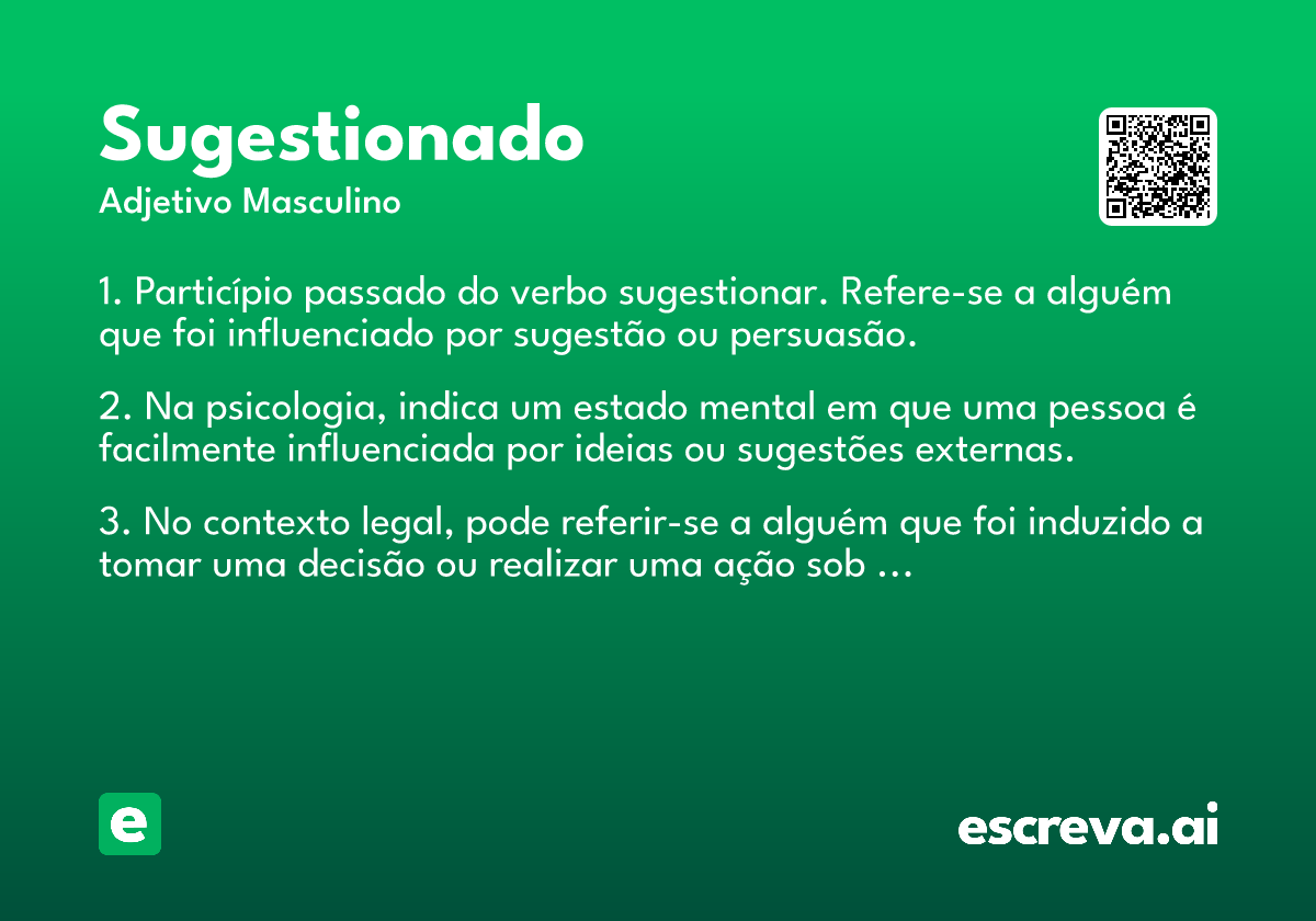 sugestionado