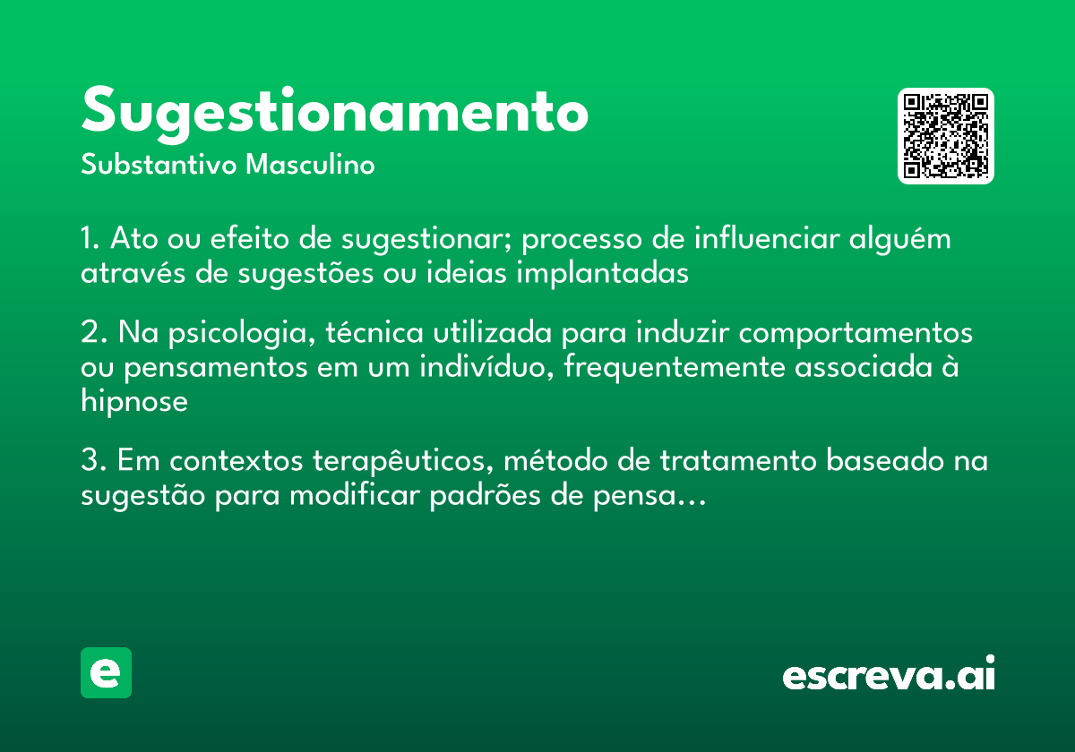 sugestionamento