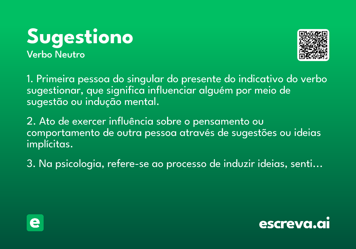 sugestiono