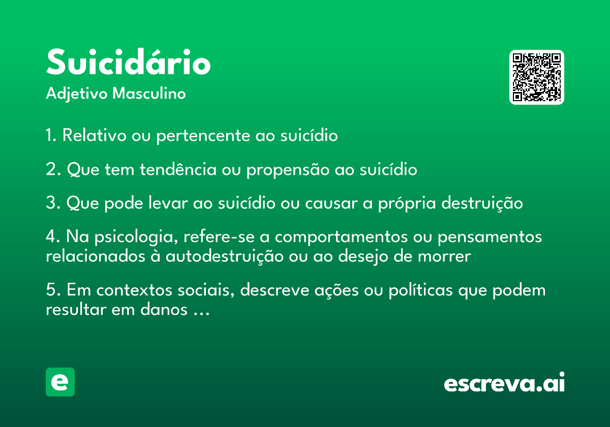 suicidário