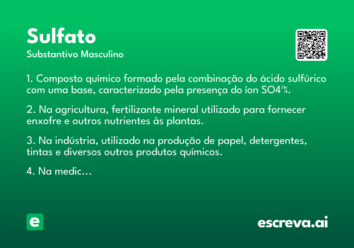 sulfato