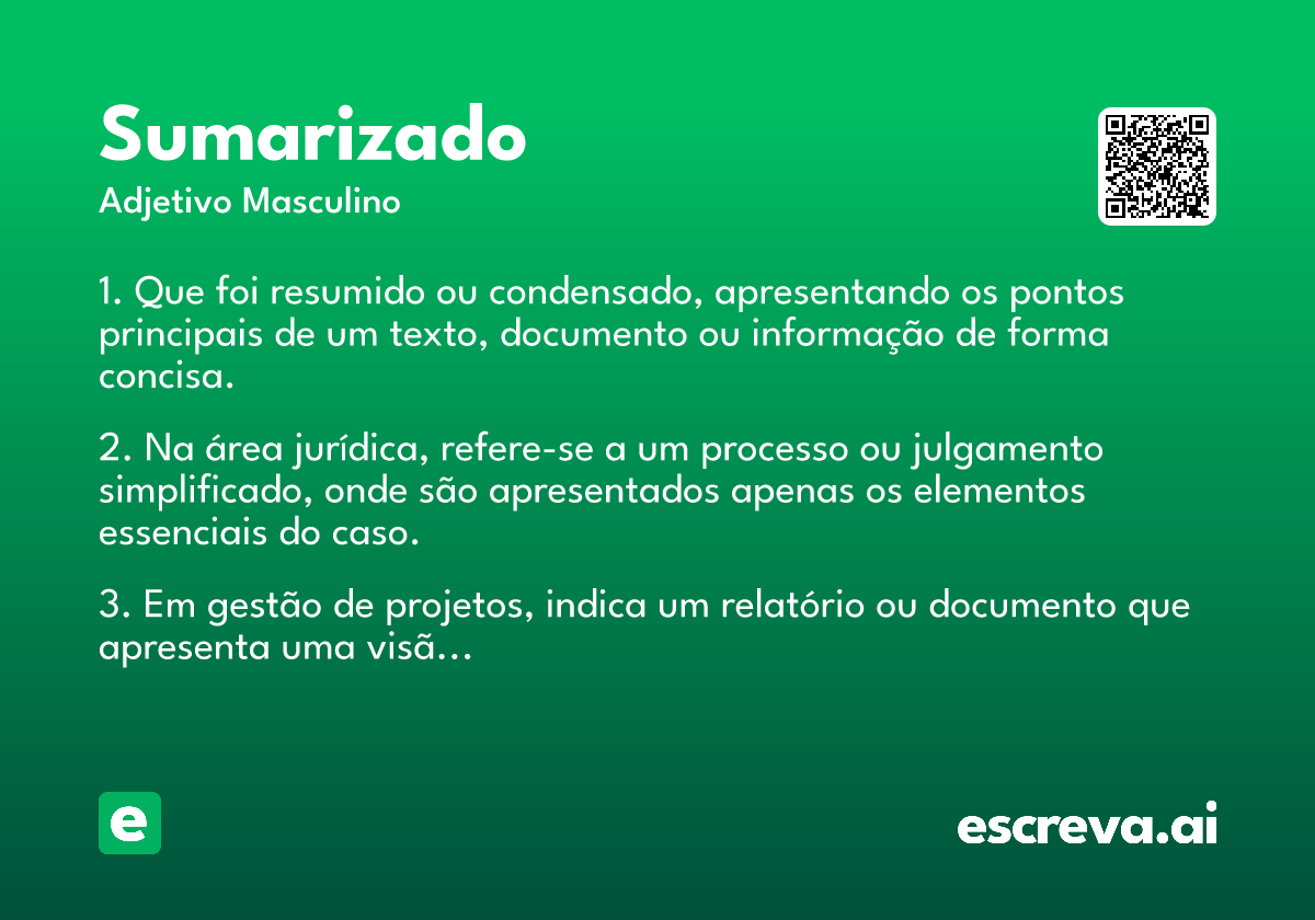 sumarizado