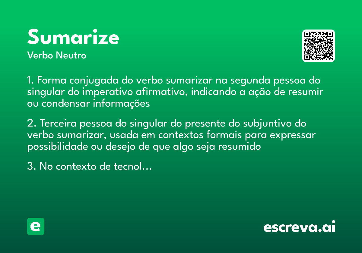 sumarize