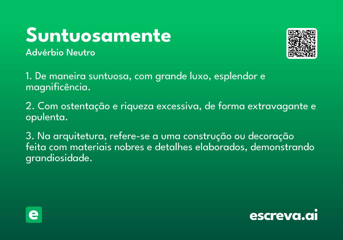 suntuosamente