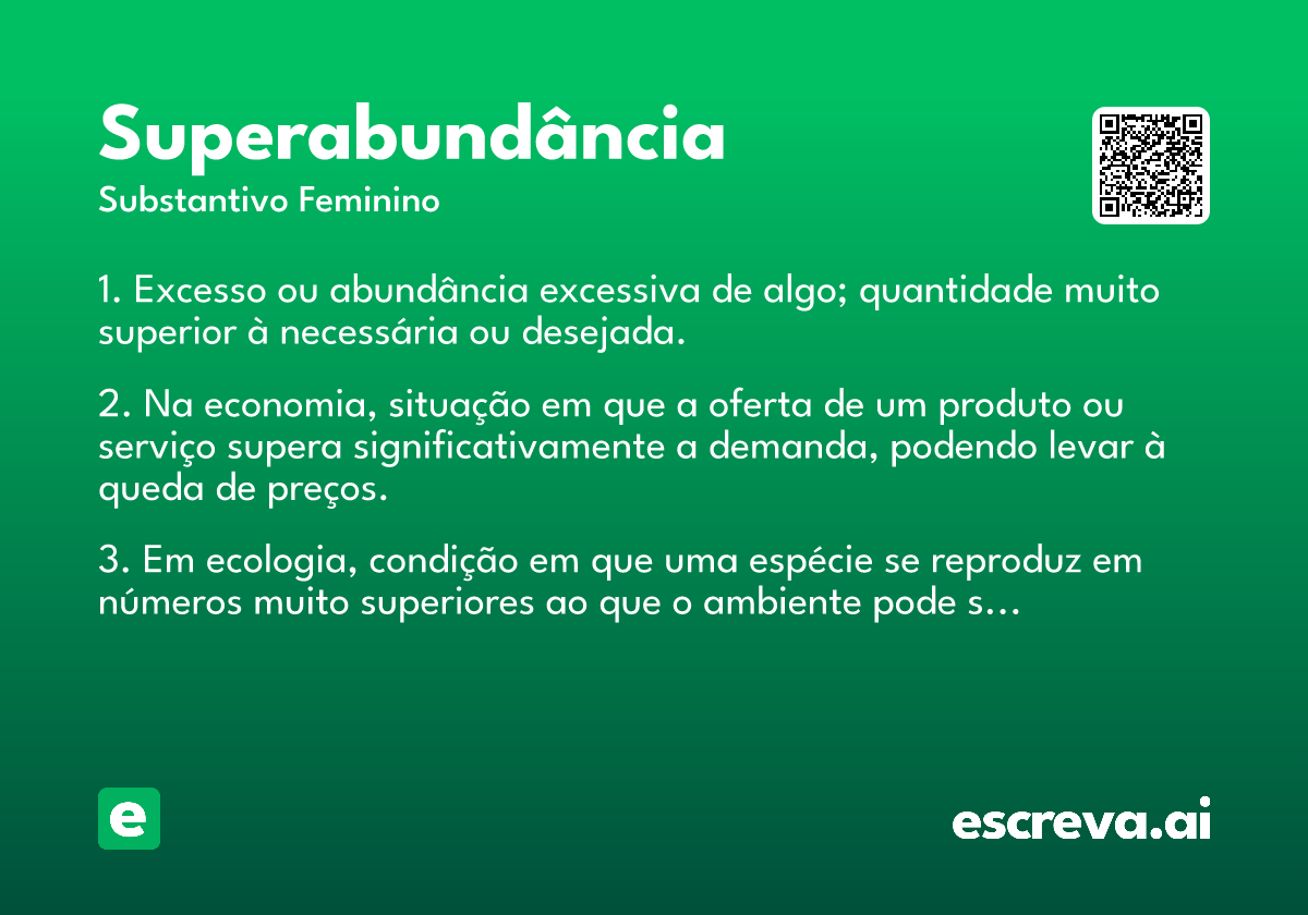 superabundância