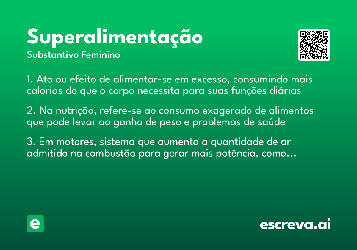 superalimentação