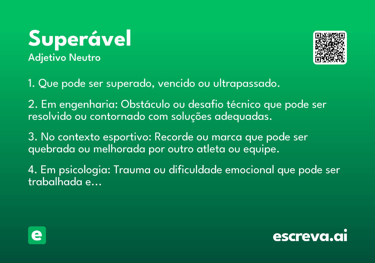 superável