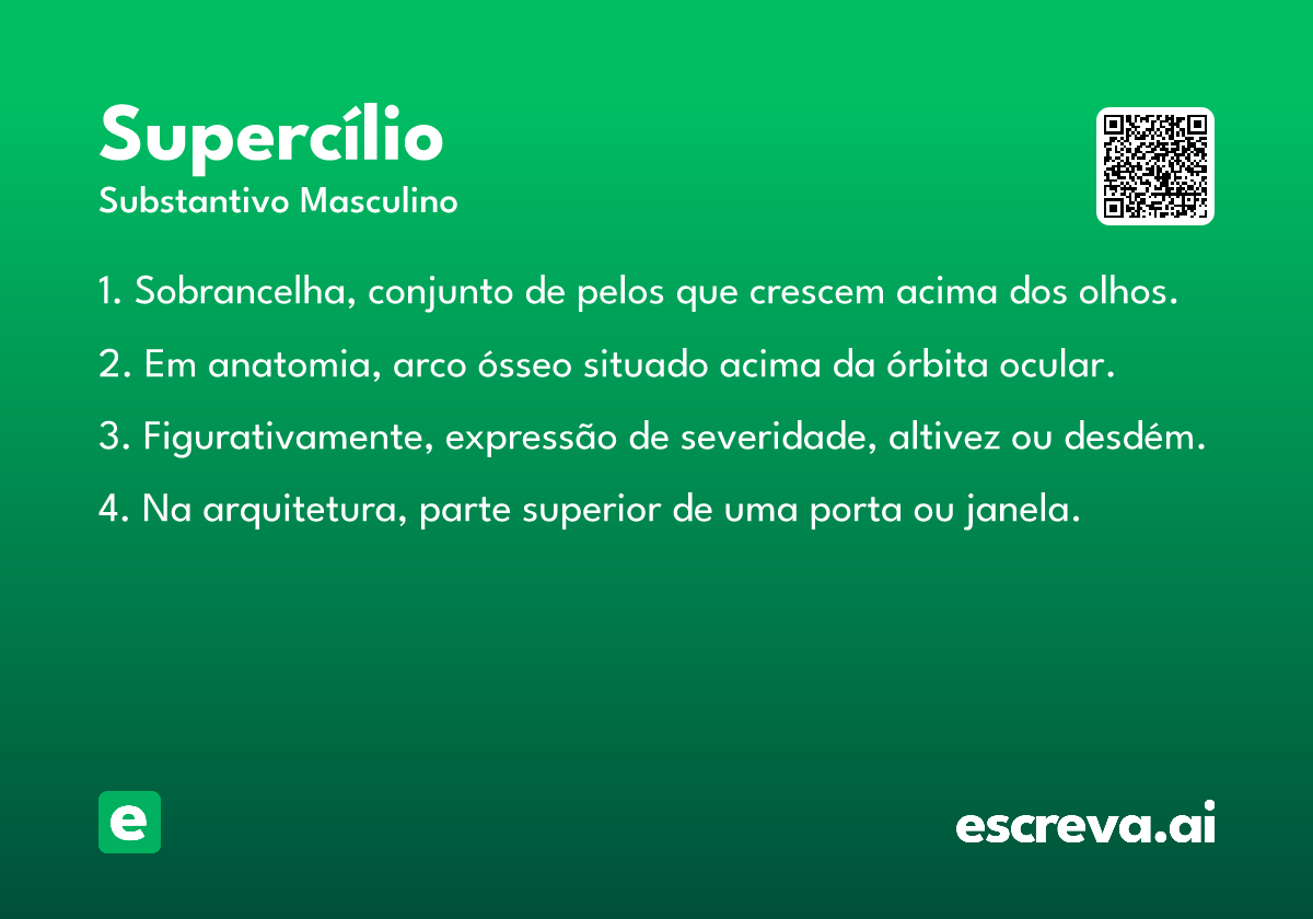 supercílio