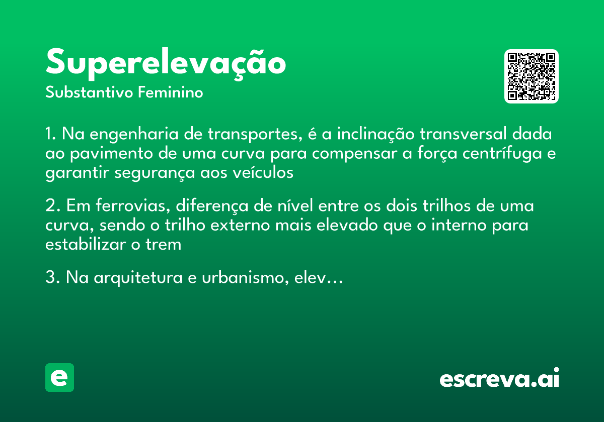 superelevação