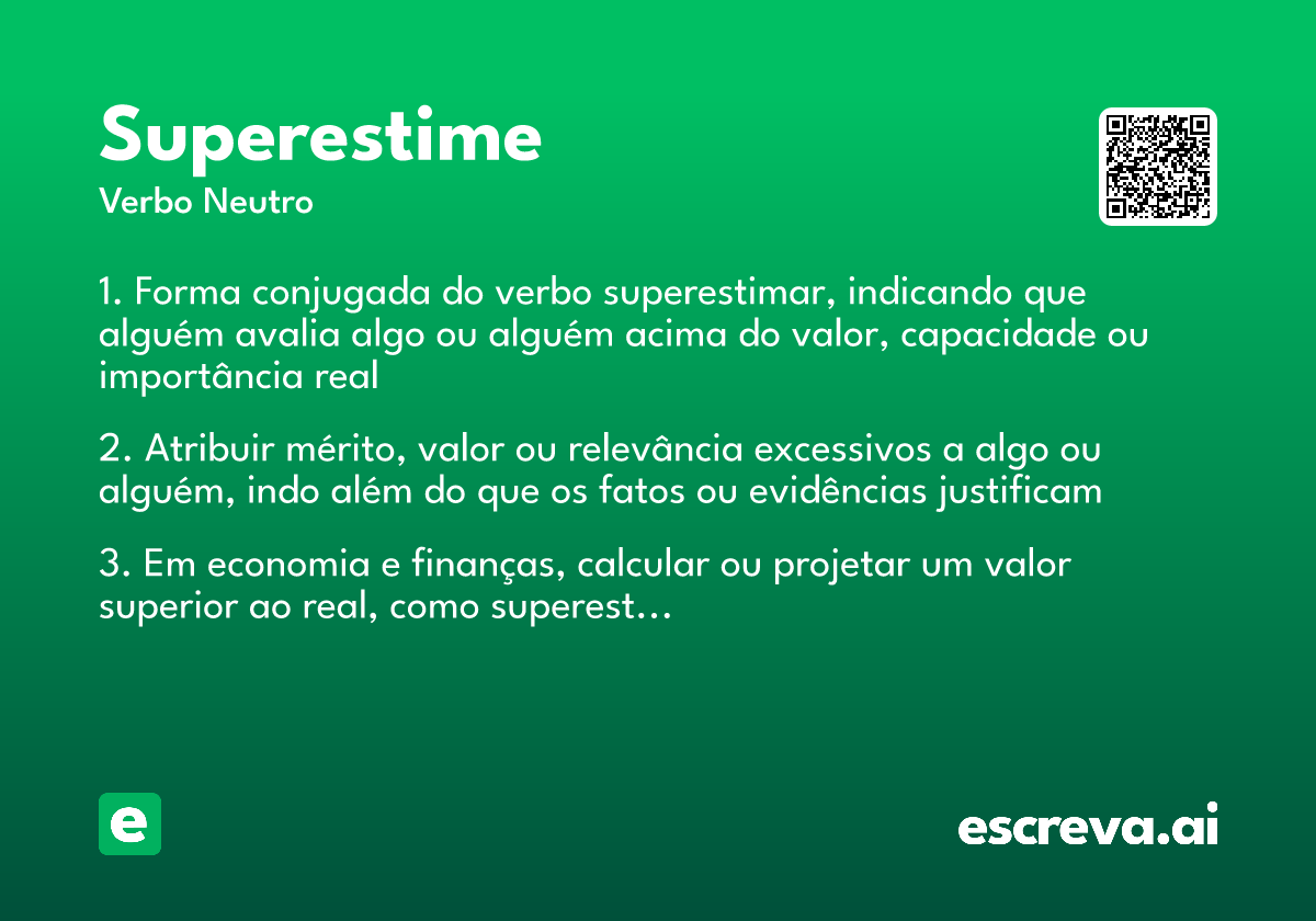 superestime
