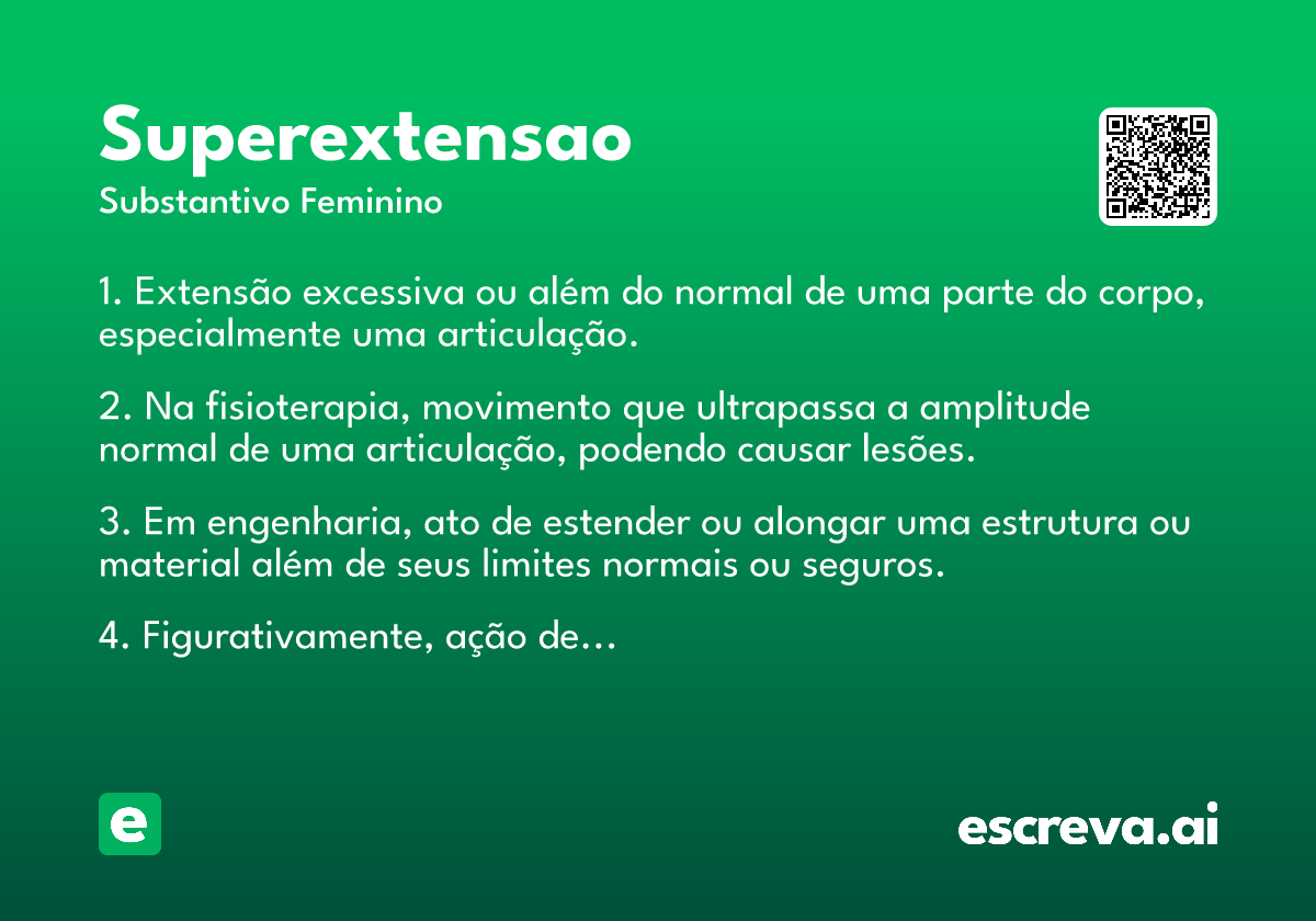 superextensao