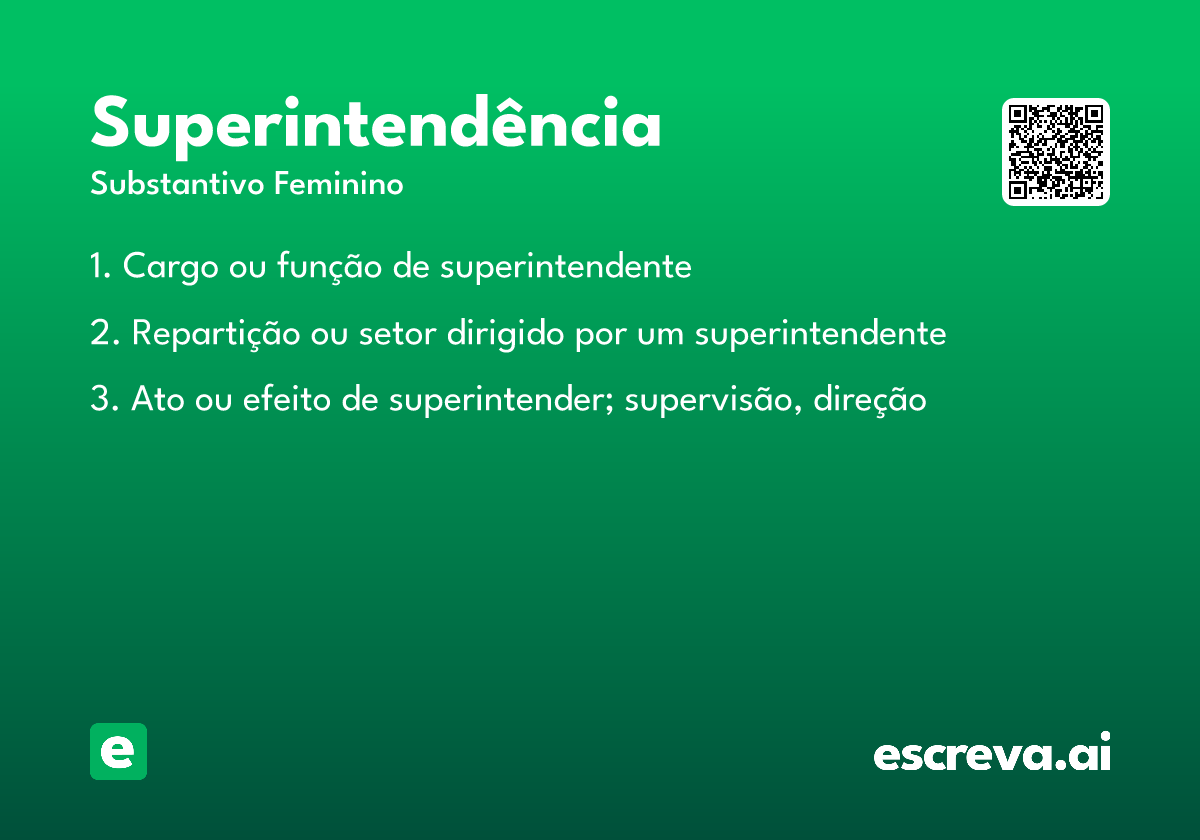 superintendência