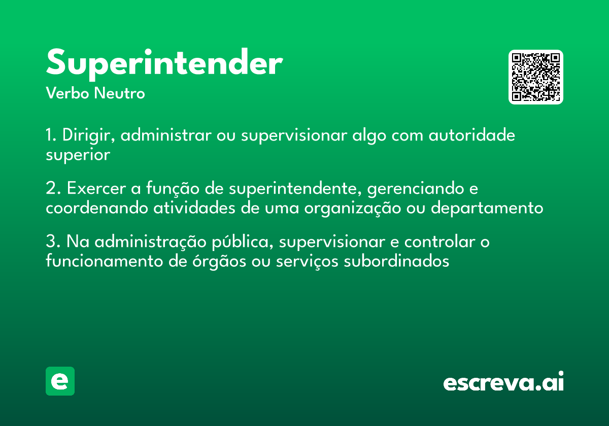 superintender