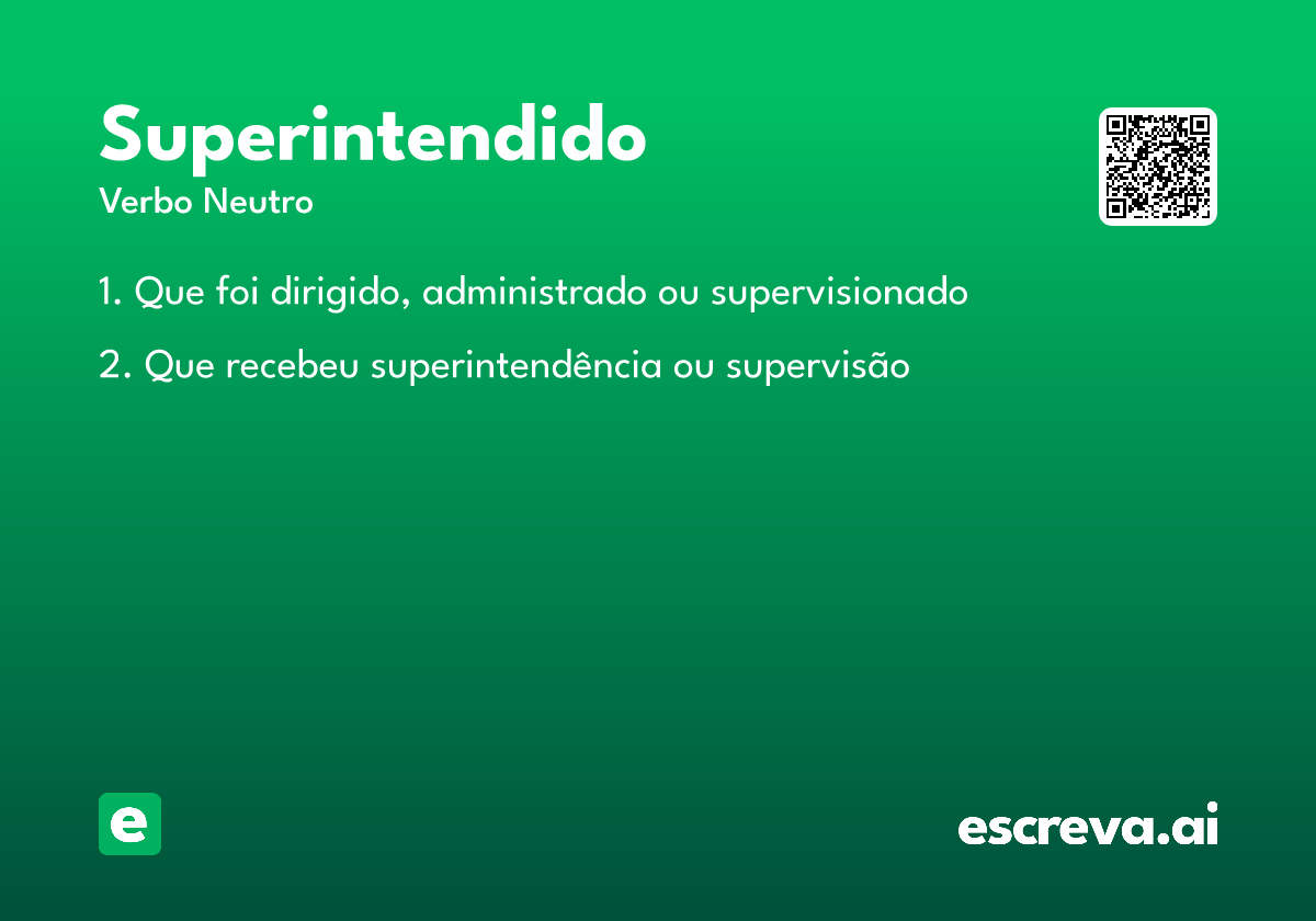 superintendido