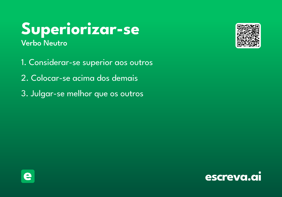 superiorizar-se