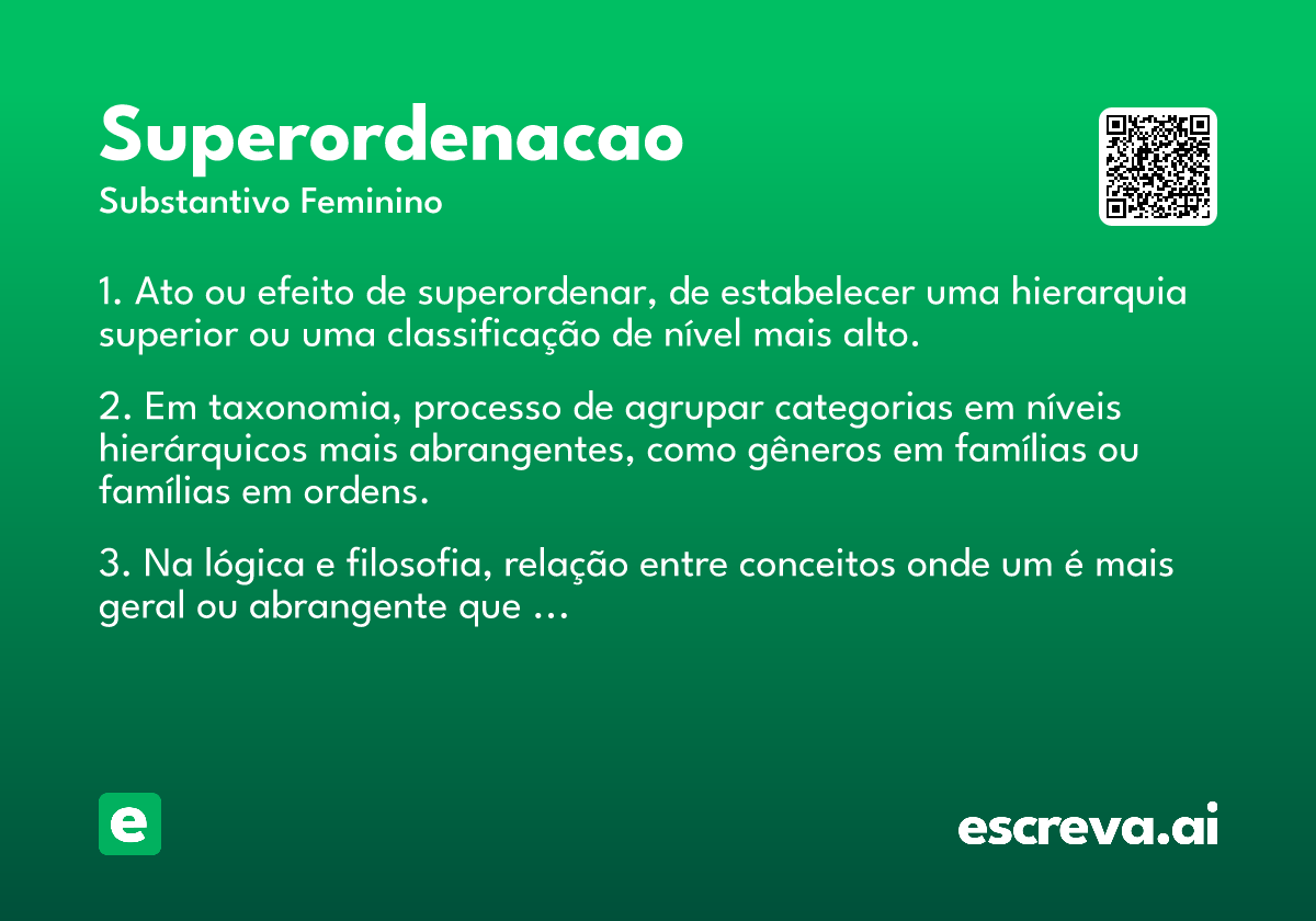 superordenacao