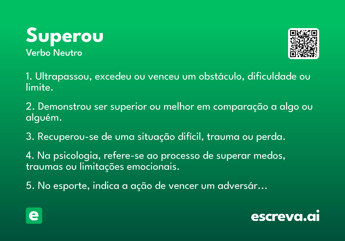 superou