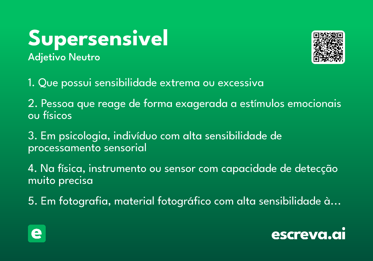 supersensivel