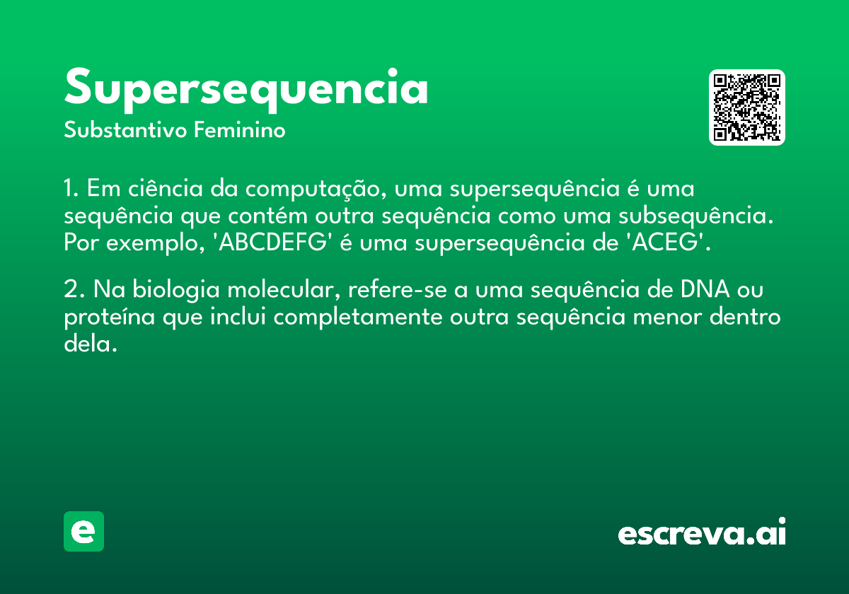supersequencia