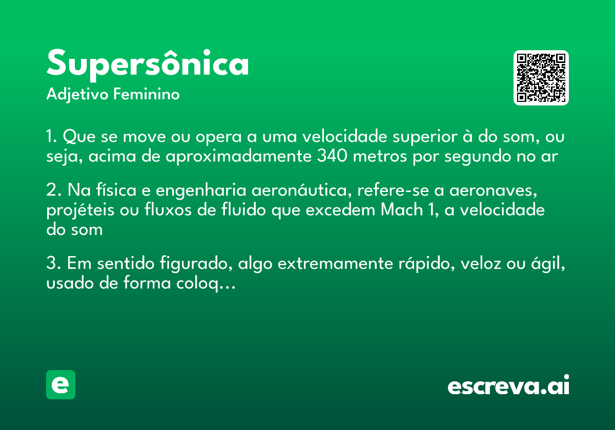 supersônica