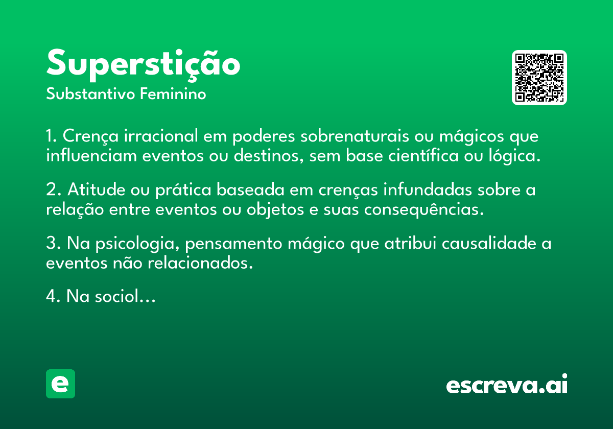 superstição