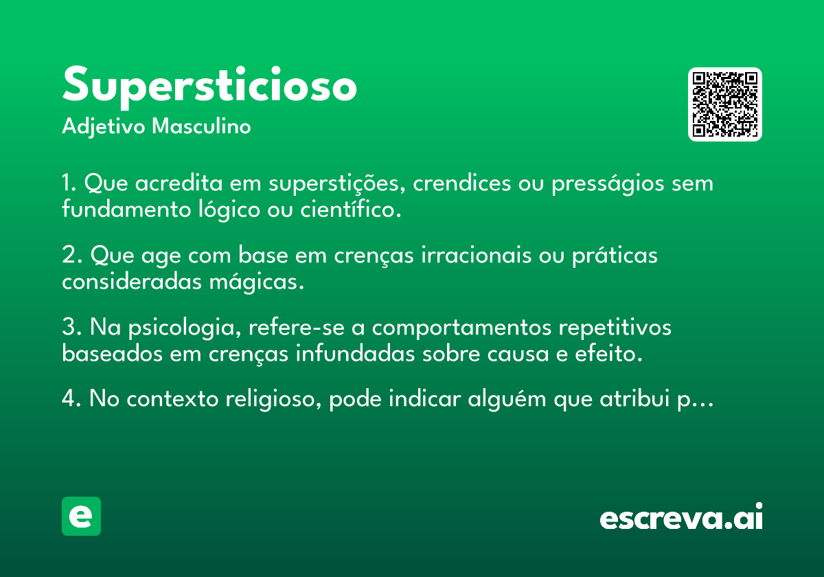 supersticioso