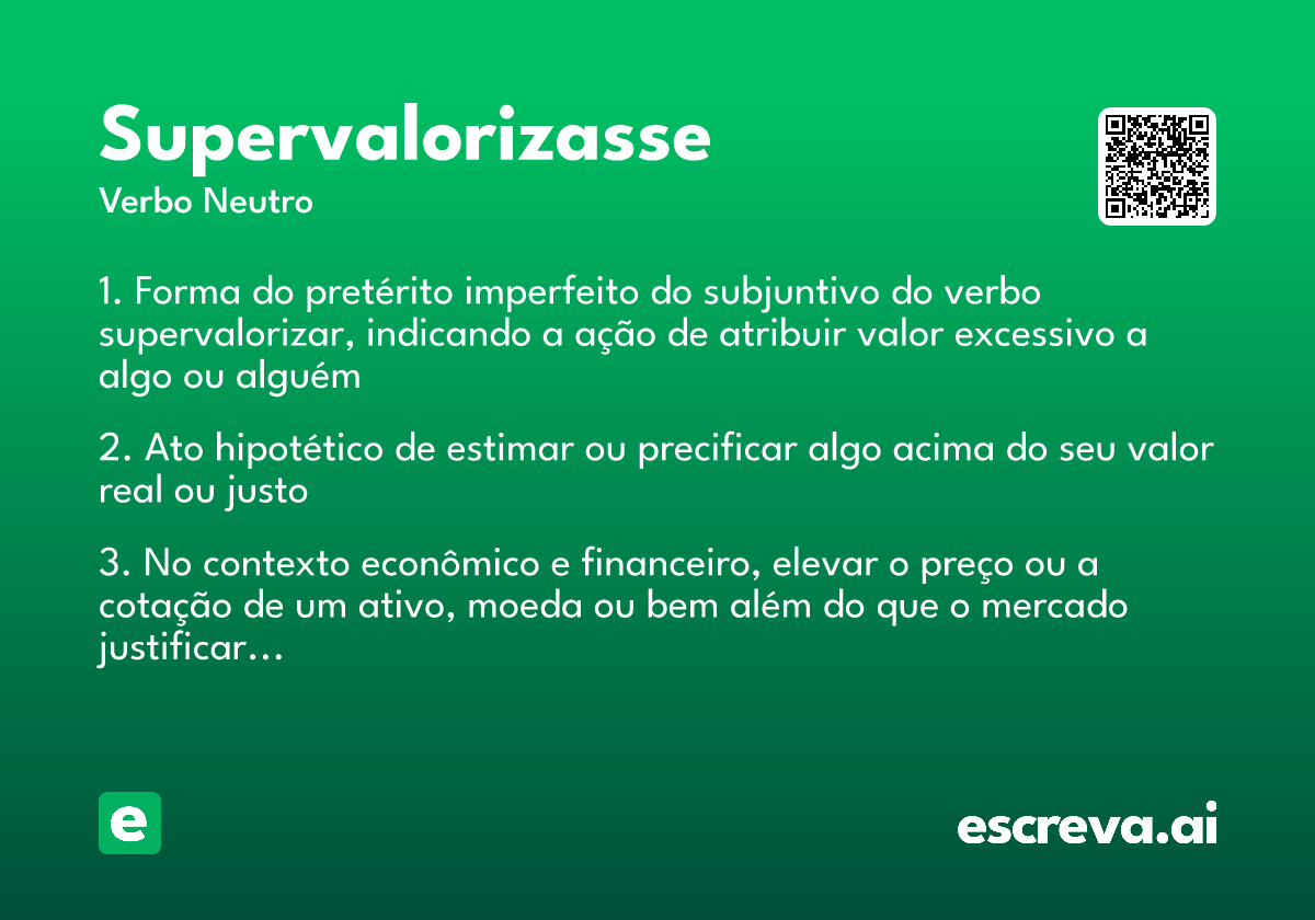 supervalorizasse