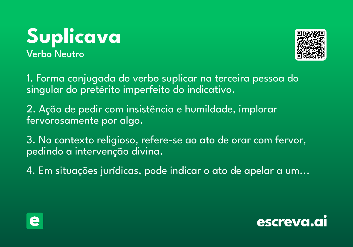 suplicava