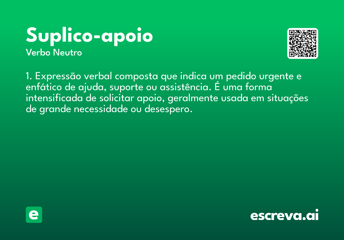 suplico-apoio