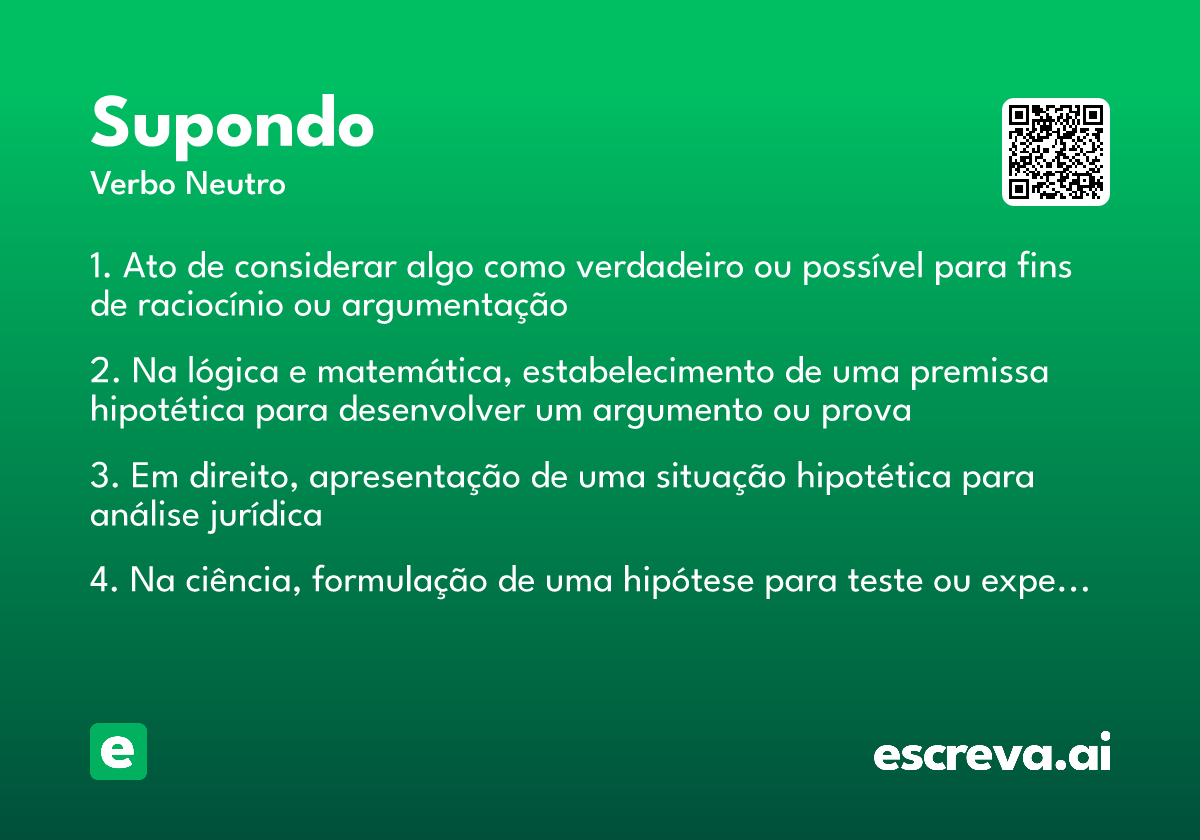supondo