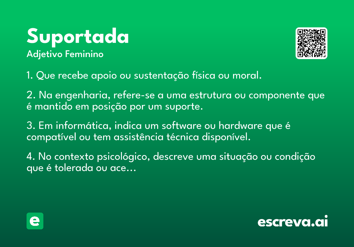 suportada