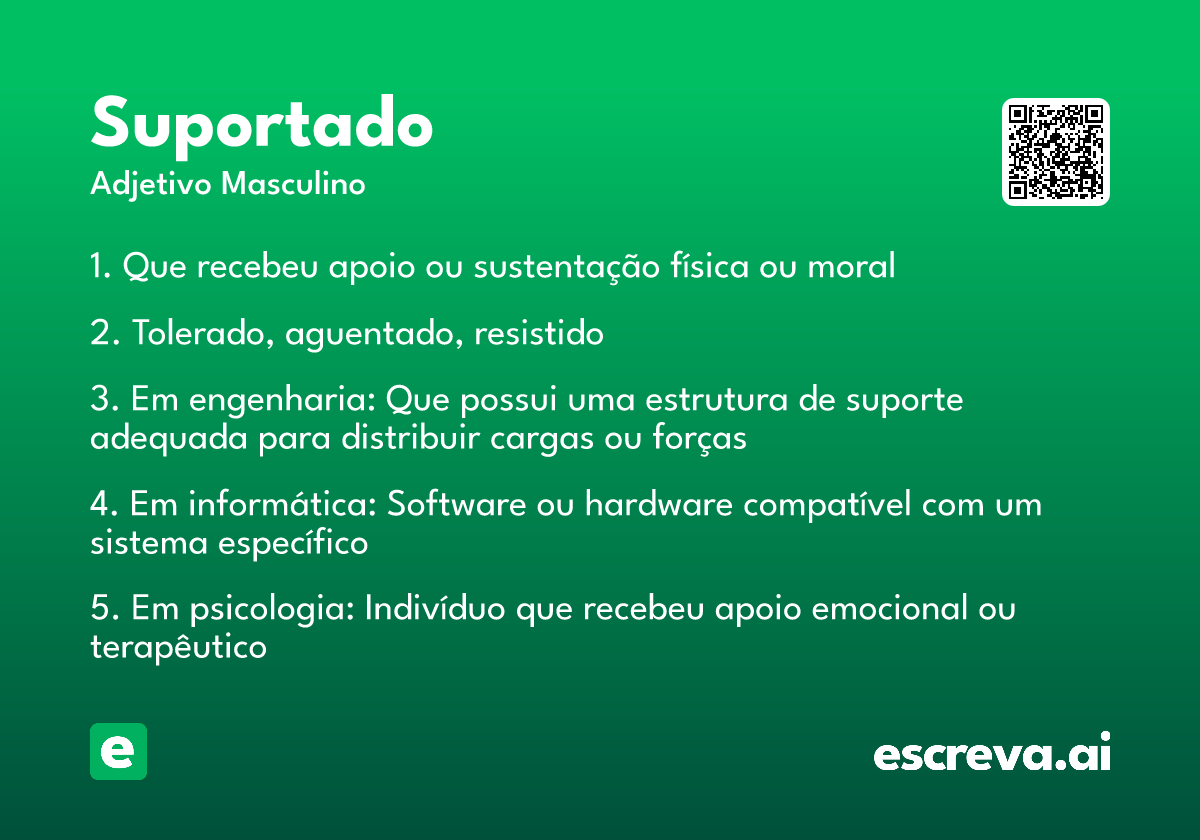 suportado
