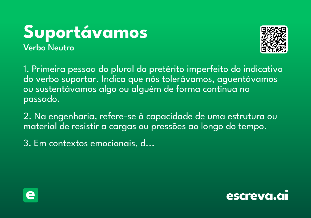suportávamos