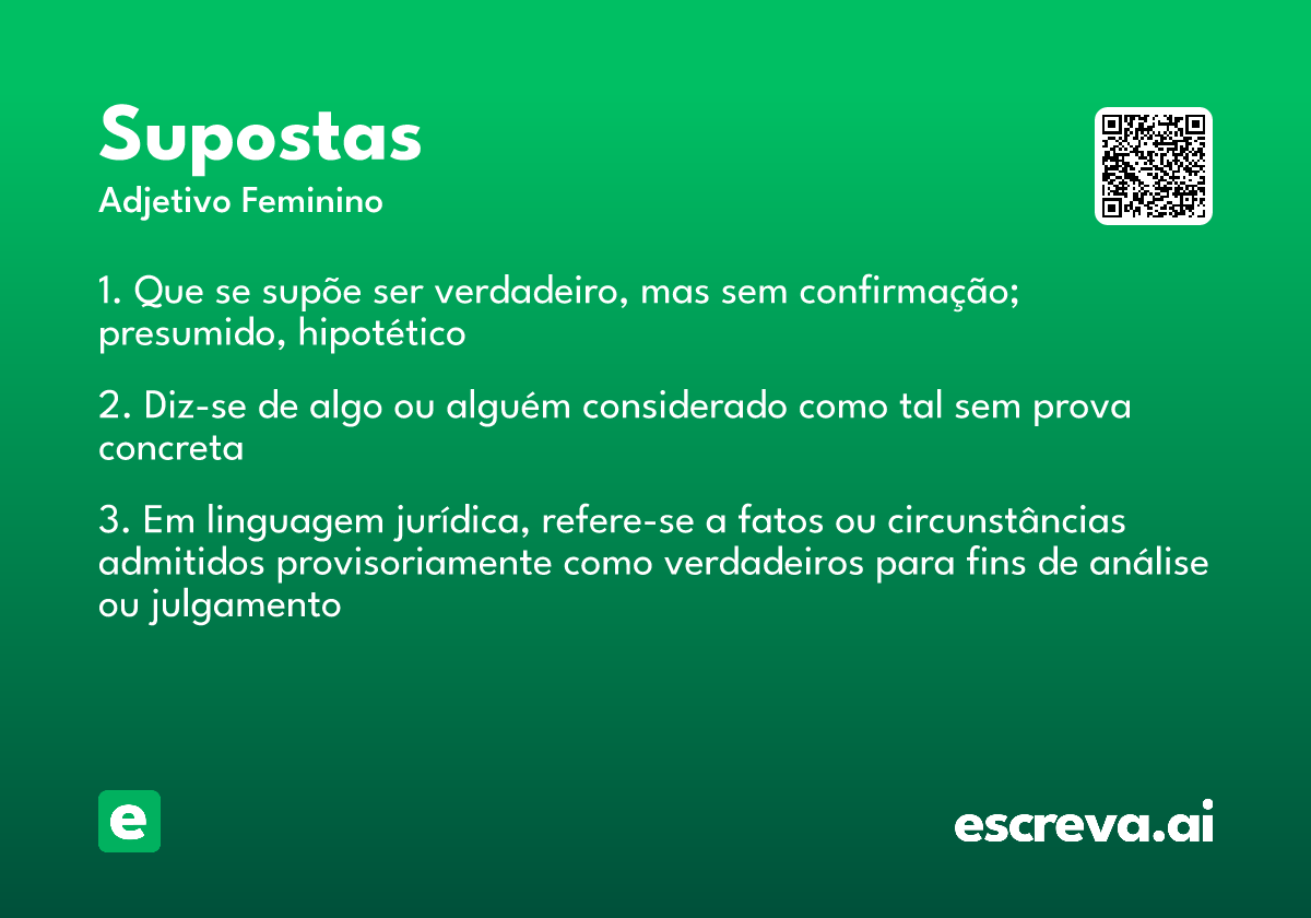 supostas
