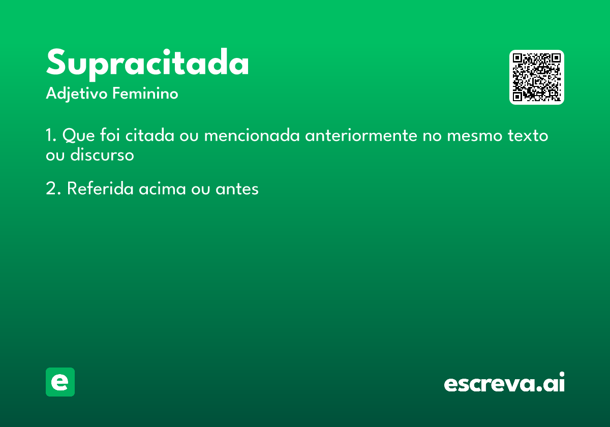 supracitada