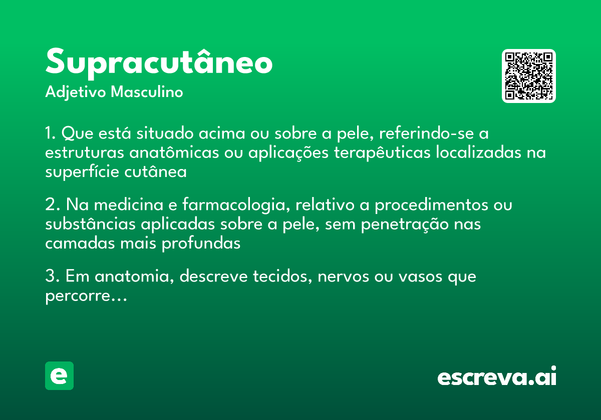 supracutâneo