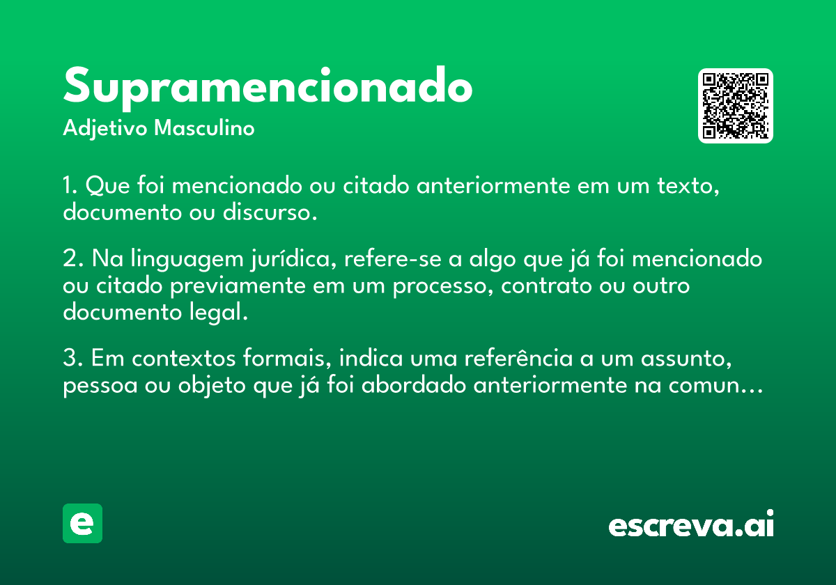 supramencionado