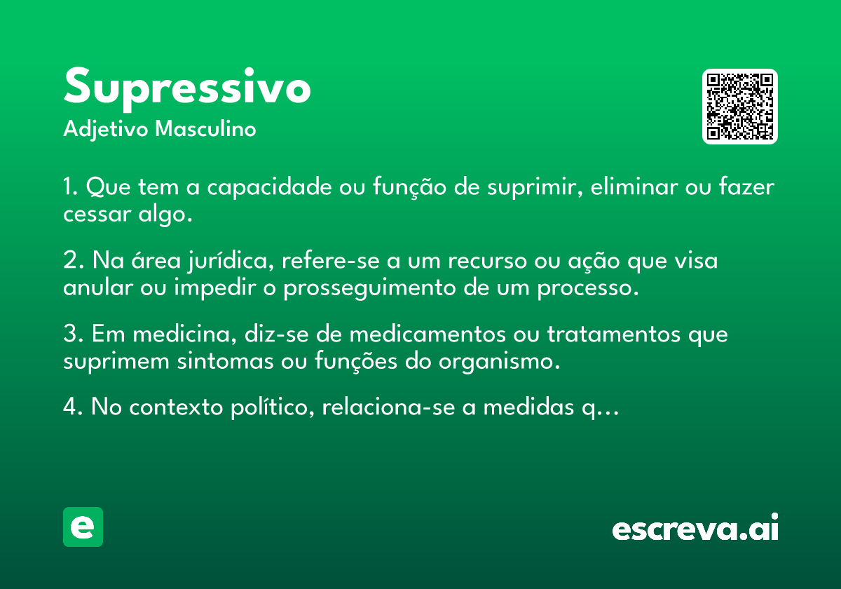 supressivo