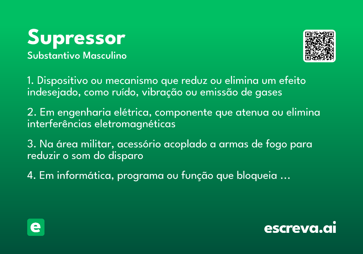 supressor
