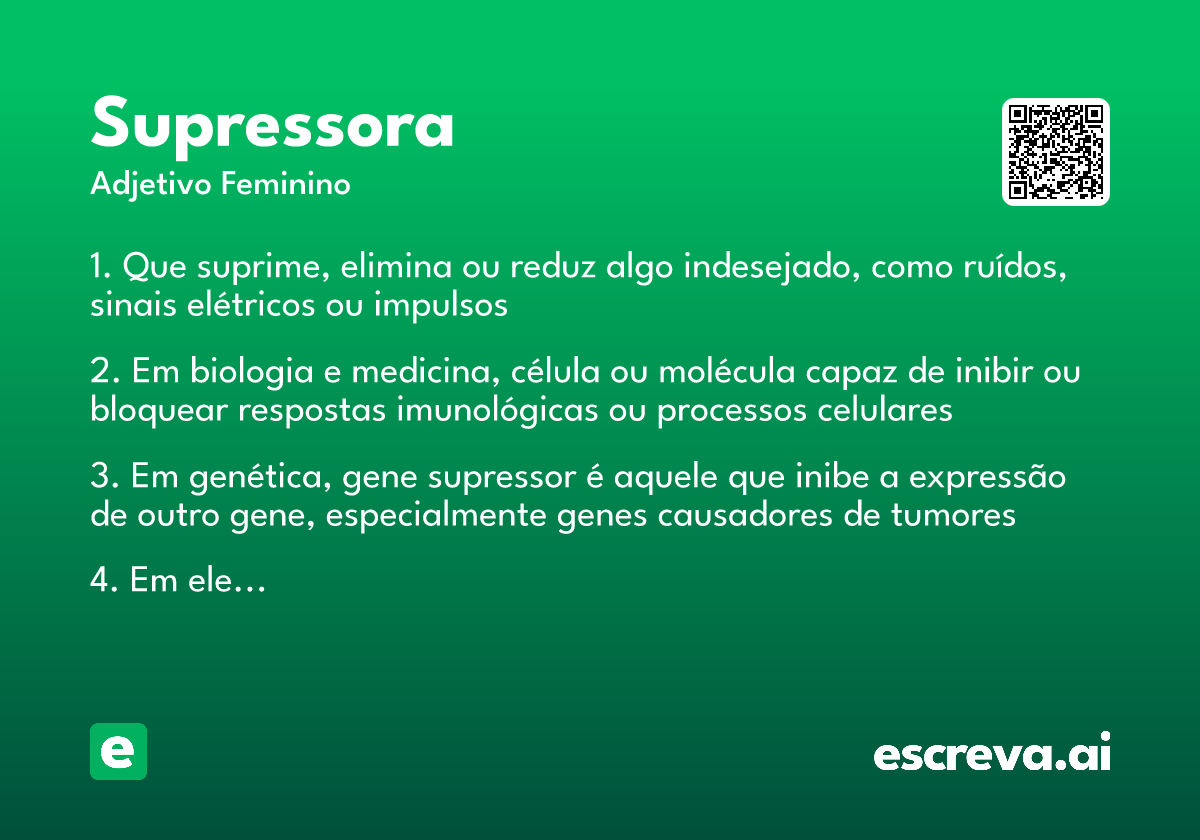 supressora