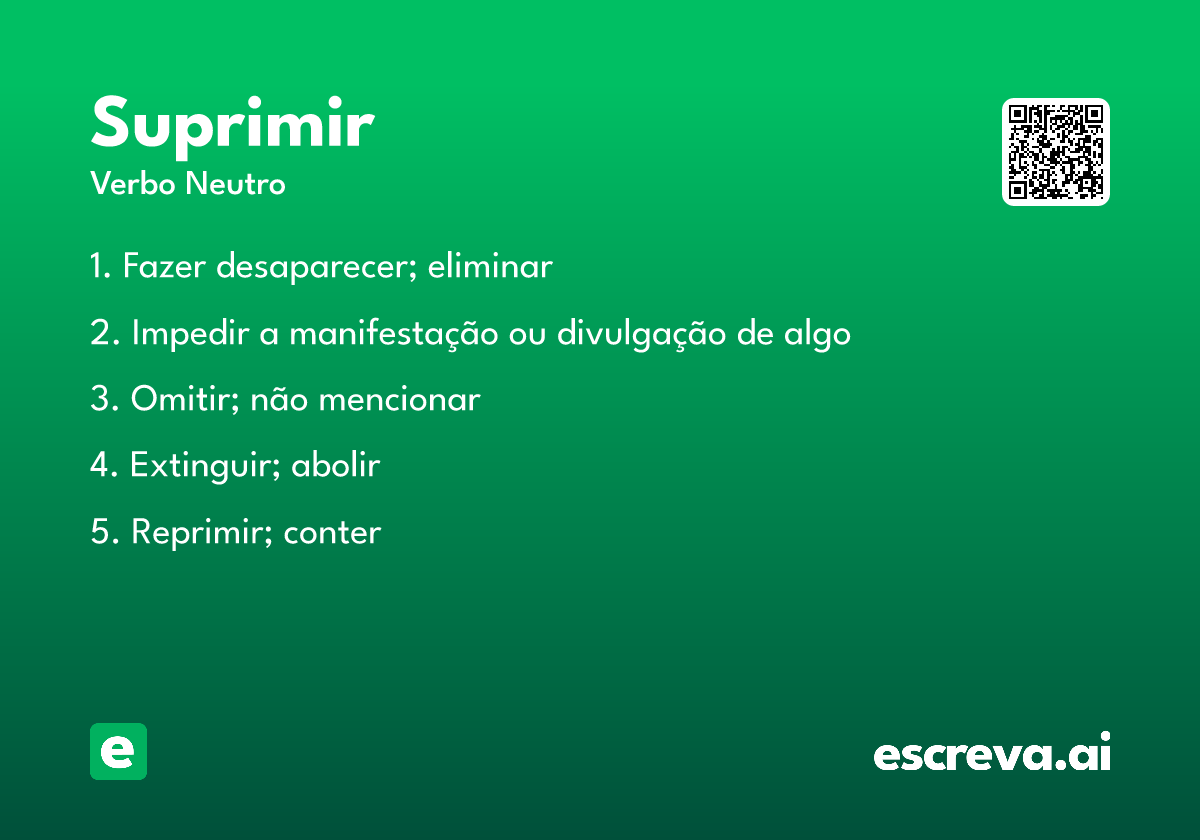 suprimir