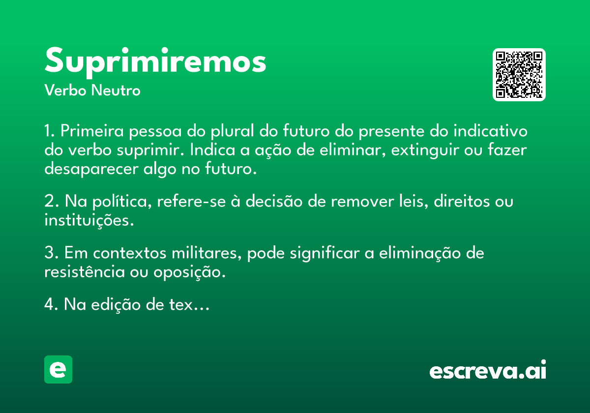 suprimiremos