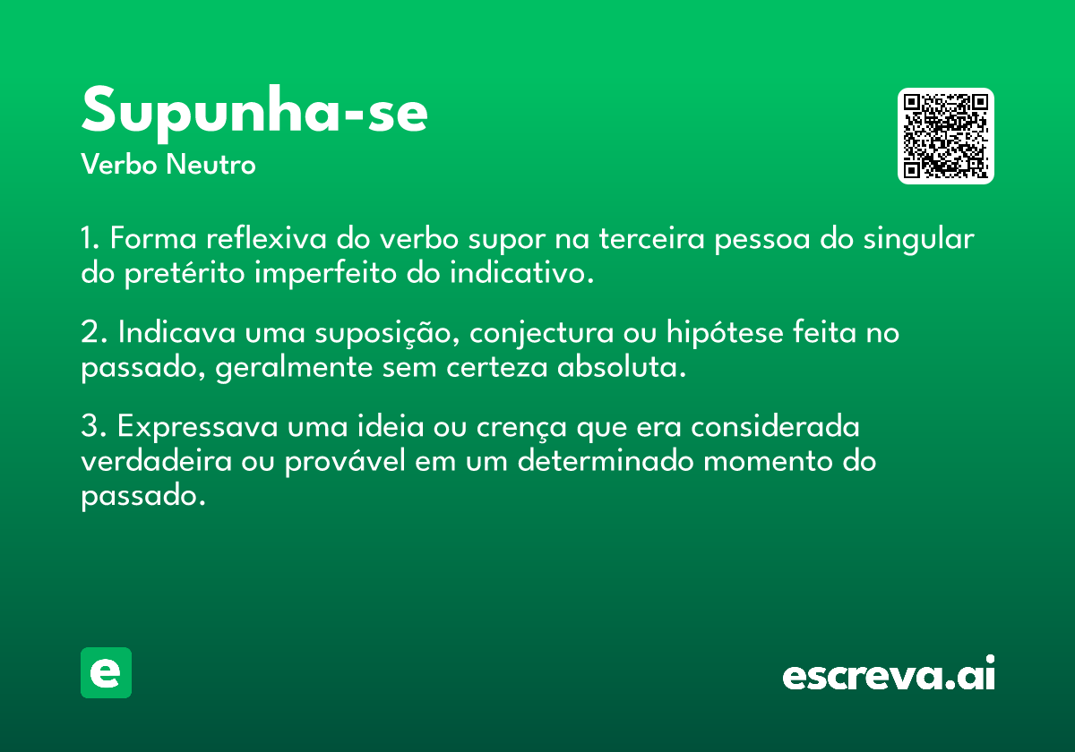 supunha-se